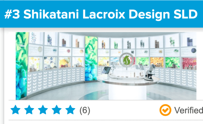An image of the Nuskin location with a verified stamp and a 6 star rating